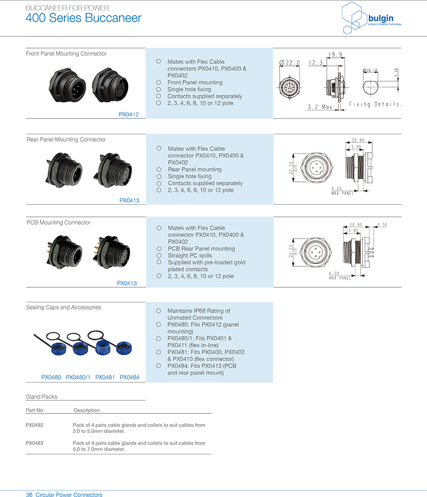 線纜連接器PX0410附件 線纜連接器PX0410附件
